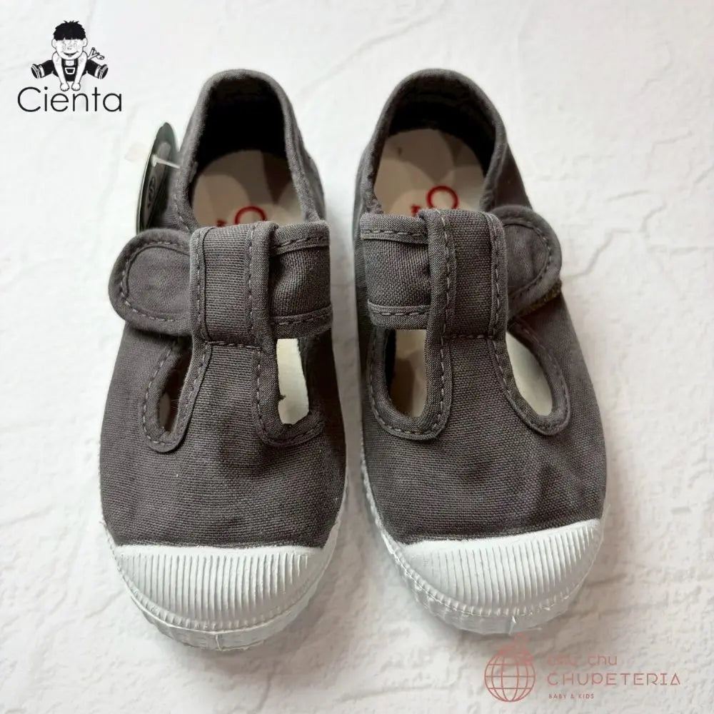 ｟3/31まで送料無料｠【CIENTA】T - Strap Shoes - 77777 ムラ染 NEGRO _1 _ chu chu CHUPETERIA