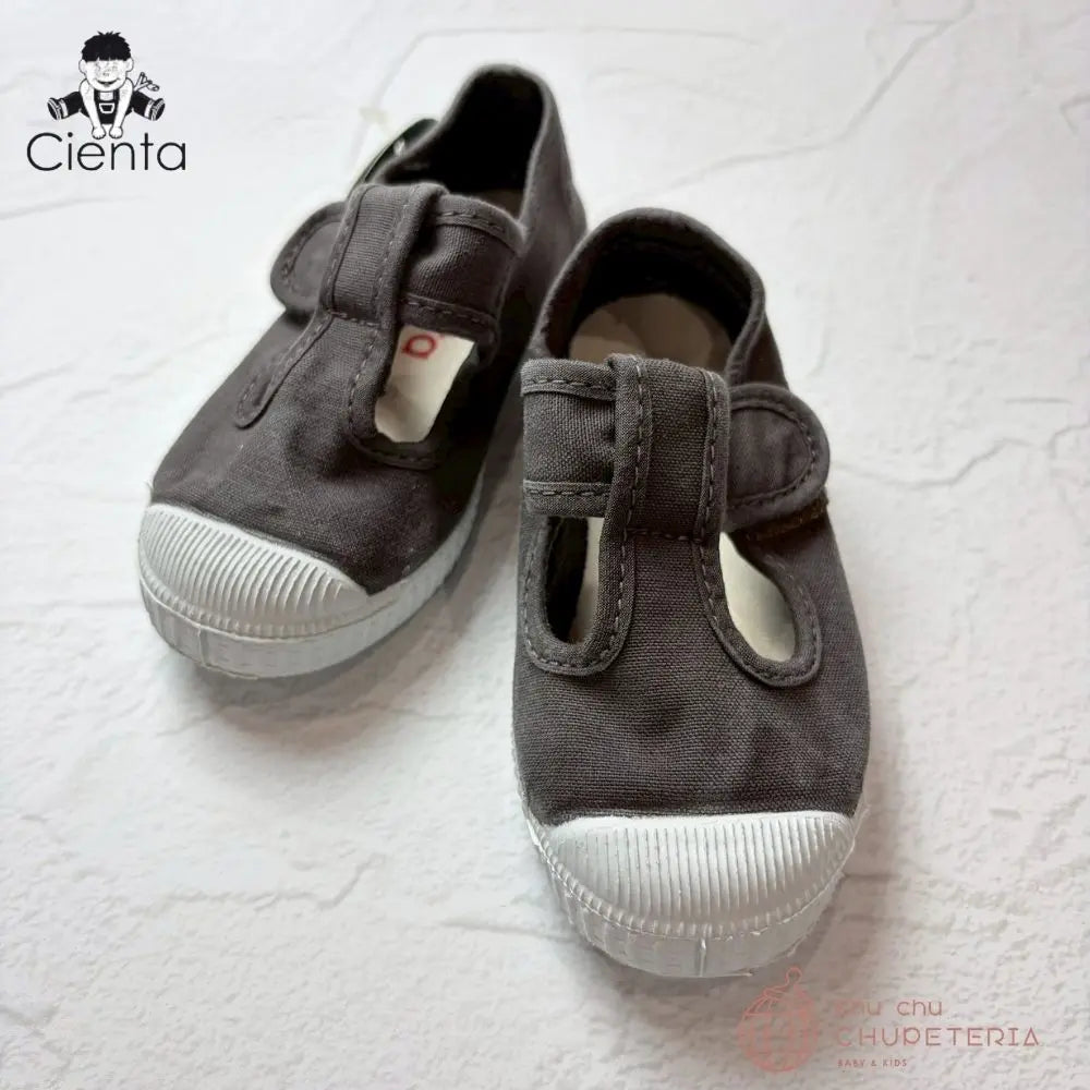 ｟3/31まで送料無料｠【CIENTA】T - Strap Shoes - 77777 ムラ染 NEGRO _2 _ chu chu CHUPETERIA