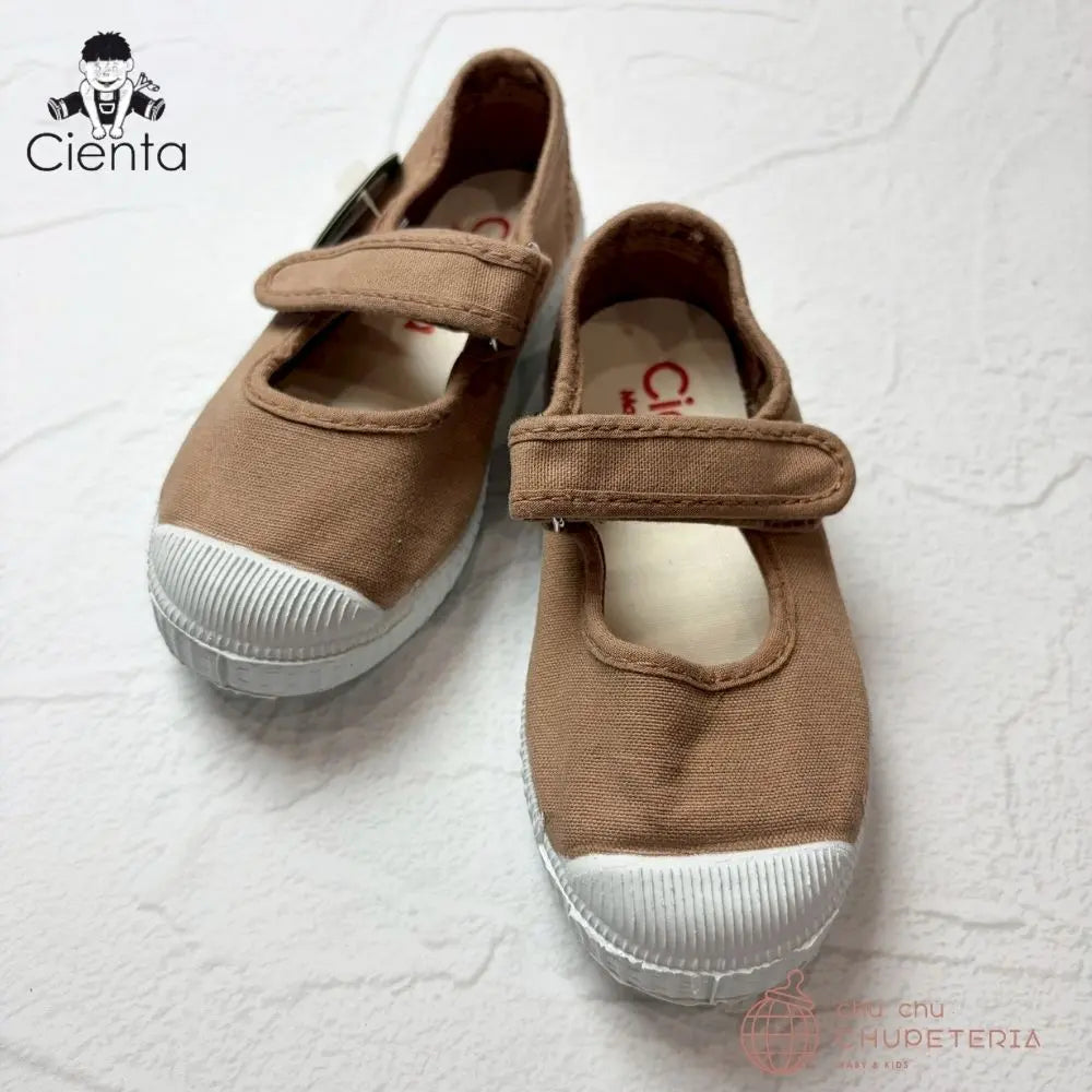 ｟3/31まで送料無料｠【CIENTA】Velcro Shoe - 76997 Marron _2 _ chu chu CHUPETERIA