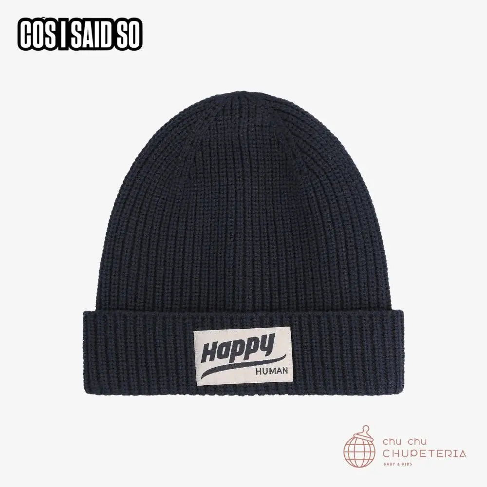 【COS I SAID SO】BEANIE - HAPPY HUMAN (25AW) _1 _ chu chu CHUPETERIA
