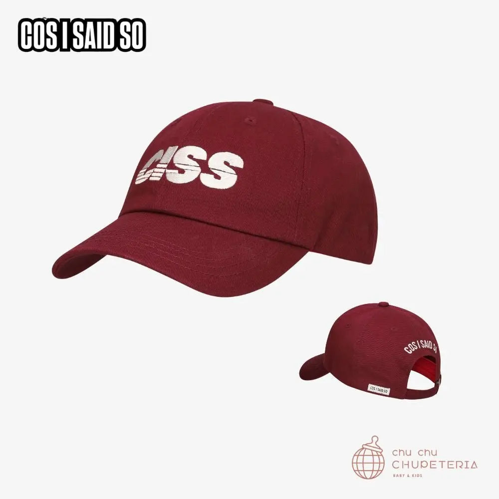 【COS I SAID SO】CISS CAP - burgundy (25AW) _1 _ chu chu CHUPETERIA