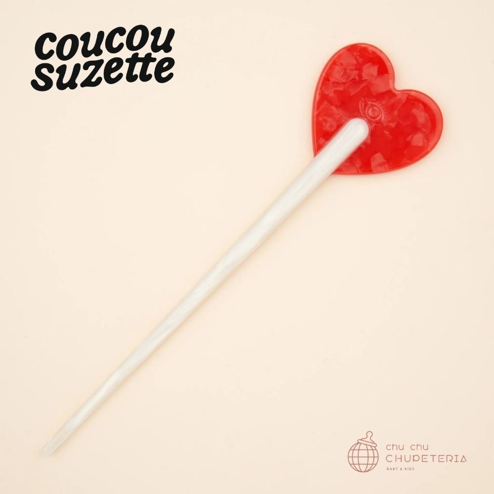 【Coucou Suzette】Lollipop Heart Hair Stick _2 _ chu chu CHUPETERIA