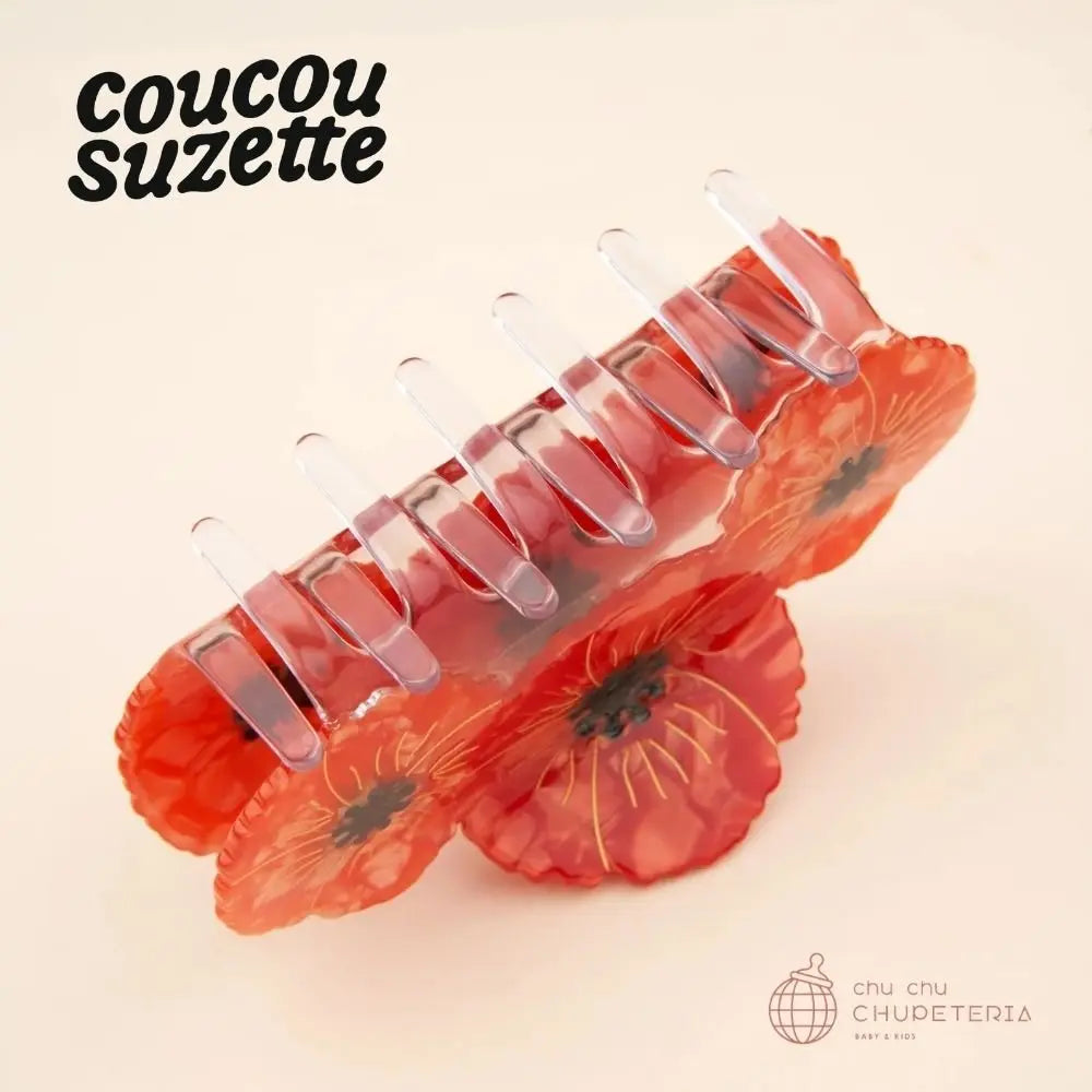 【Coucou Suzette】Trio Poppies Hair Claw _2 _ chu chu CHUPETERIA