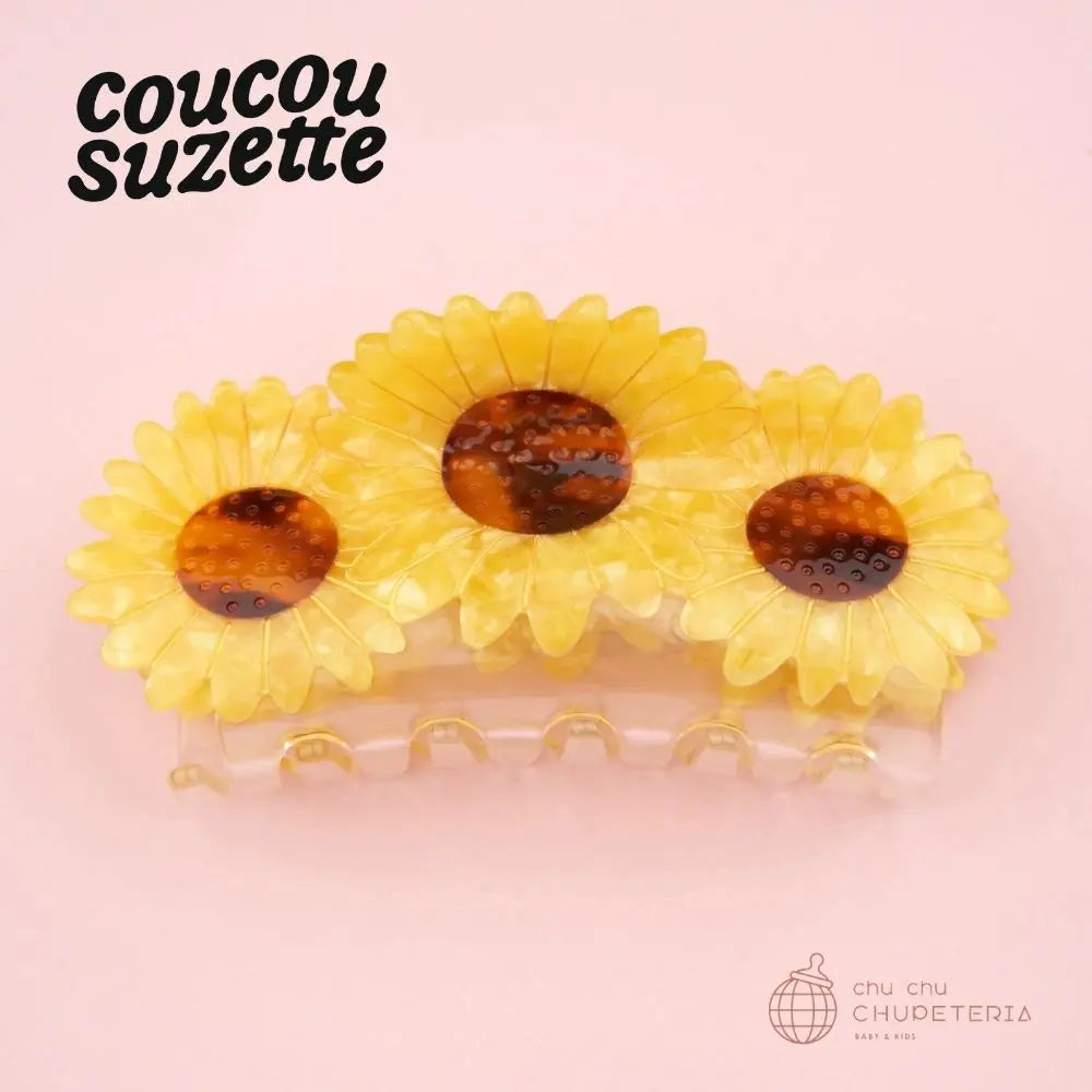 【Coucou Suzette】Trio Sunflowers Hair Claw _1 _ chu chu CHUPETERIA