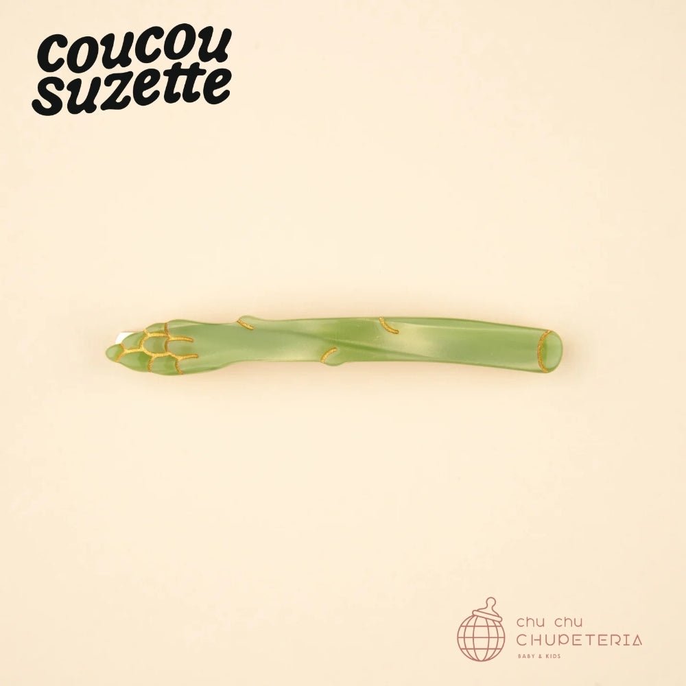 【Coucou Suzette】Asparagus Hair Clip _1 _ chu chu CHUPETERIA