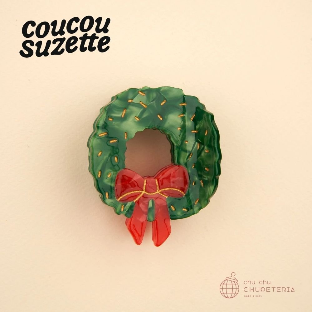 【Coucou Suzette】Christmas Wreath Hair Claw _1 _ chu chu CHUPETERIA
