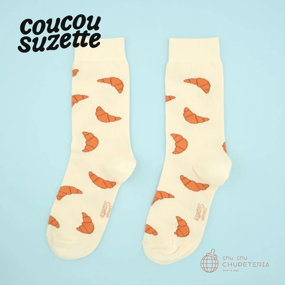 【Coucou Suzette】Croissant Socks _1 _ chu chu CHUPETERIA