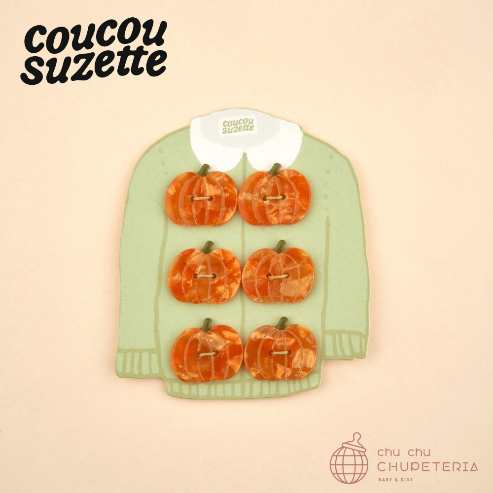 【Coucou Suzette】Pumpkin Buttons Kit _1 _ chu chu CHUPETERIA
