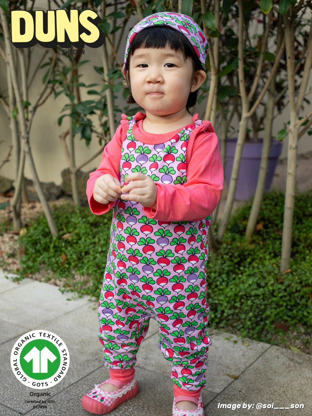 【DUNS SWEDEN】Dungaree - Multi Radish - Pink (26SS) _2 _ chu chu CHUPETERIA