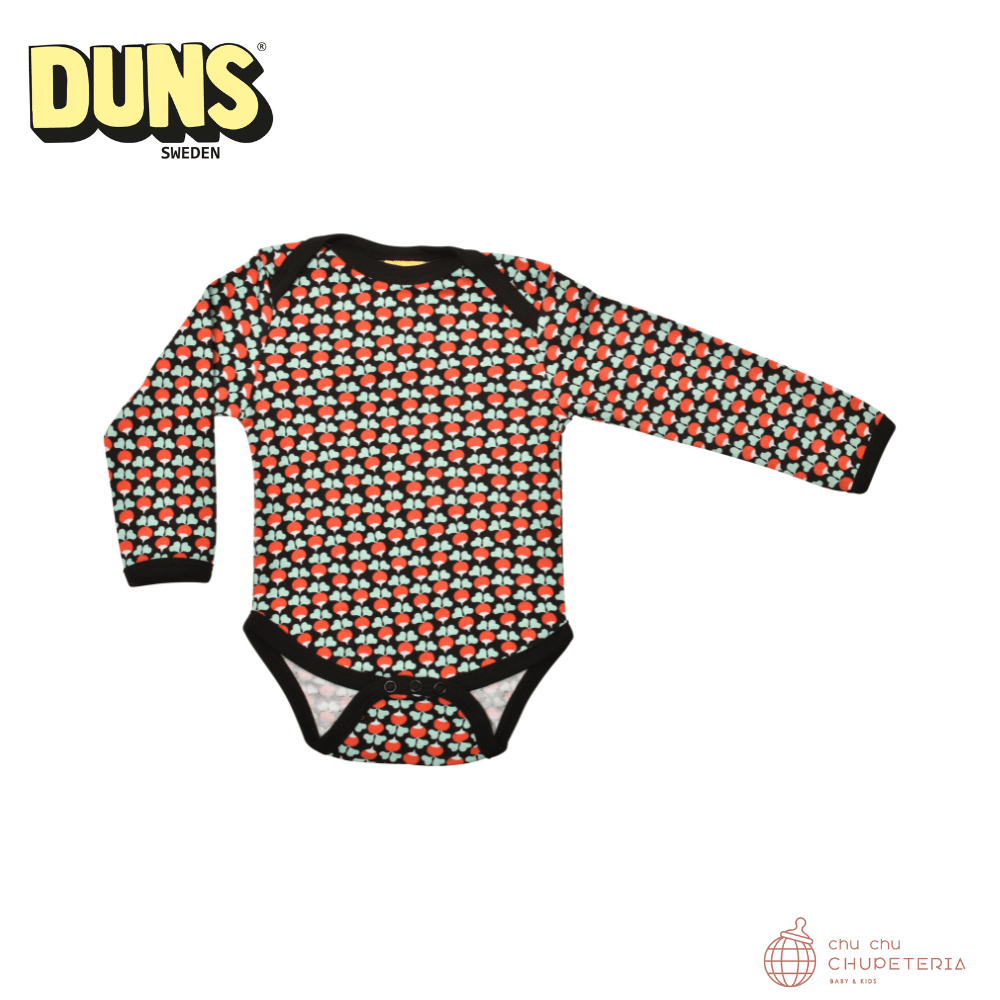 【DUNS SWEDEN】Long Sleeve Lap Neck Body - Mini Radish - Black _1 _ chu chu CHUPETERIA