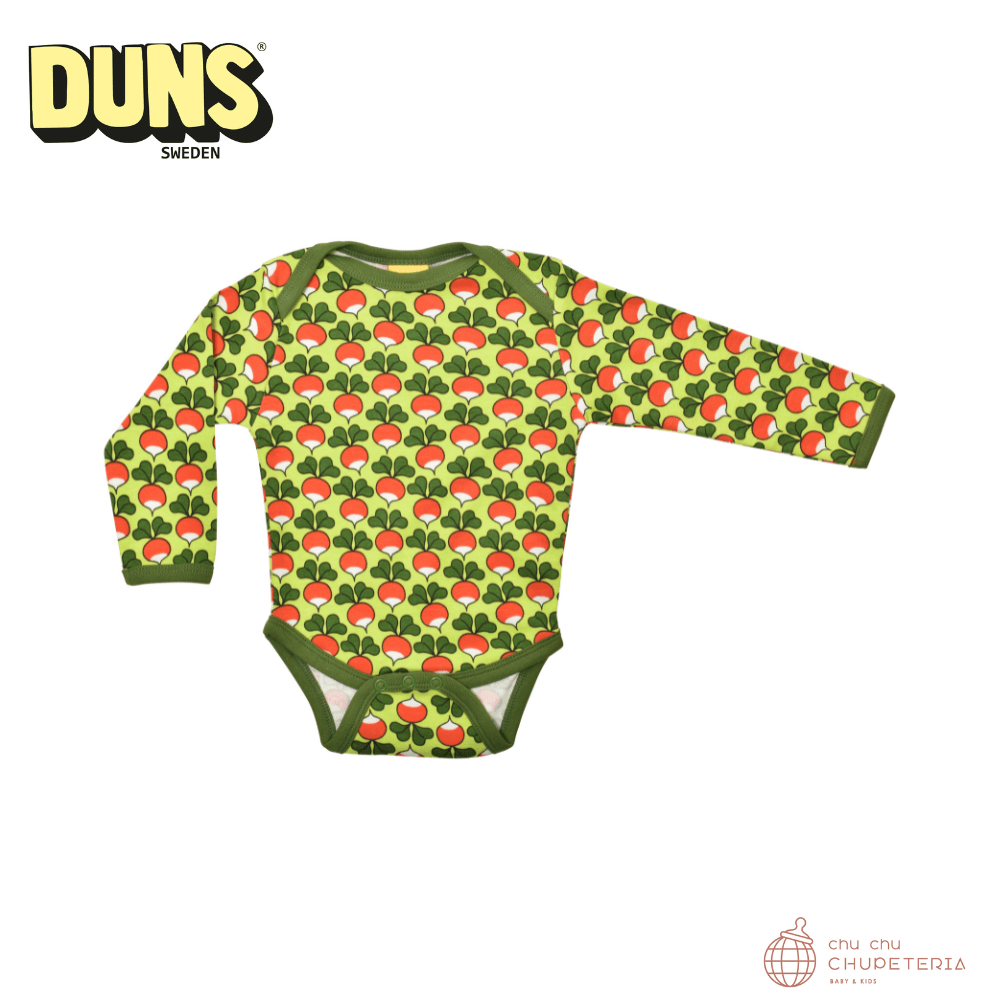 【DUNS SWEDEN】Long Sleeve Lap Neck Body - Radish - Tender shoots Green _1 _ chu chu CHUPETERIA