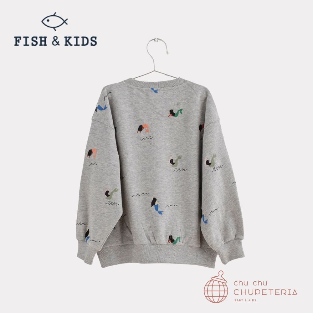 FISH & KIDS】FISH & KIDS BEACH BAG - ECRU AND RED(26SS) - chu chu