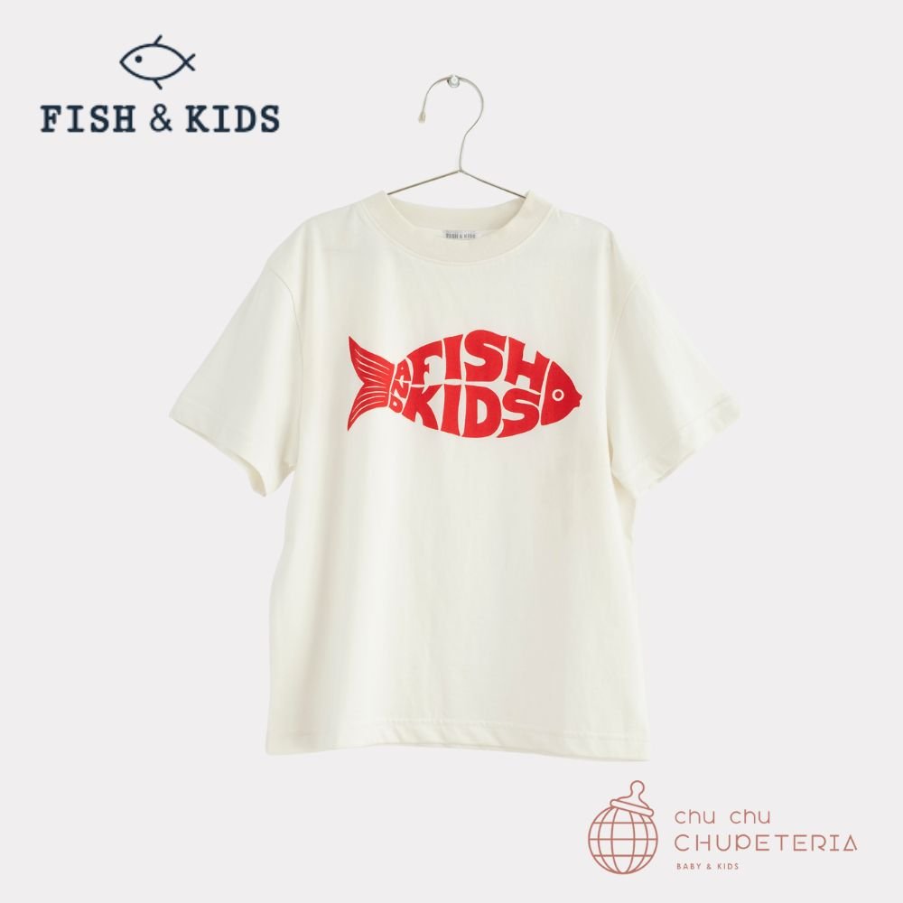 【FISH & KIDS】FISH & KIDS T - SHIRT - OFF WHITE(26SS) _1 _ chu chu CHUPETERIA