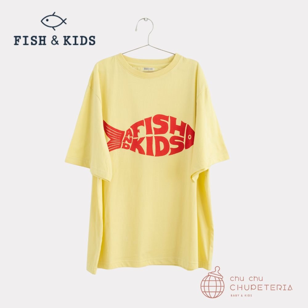 【FISH & KIDS】FISH & KIDS T - SHIRT - YELLOW(26SS) _1 _ chu chu CHUPETERIA