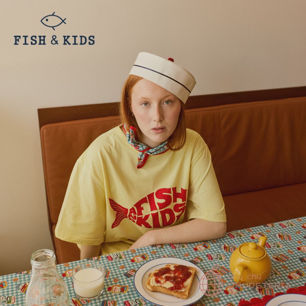 【FISH & KIDS】FISH & KIDS T - SHIRT - YELLOW(26SS) _2 _ chu chu CHUPETERIA