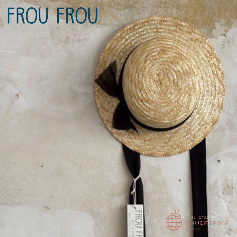 【FROU FROU】THE CLASSIC HAT - plain black _1 _ chu chu CHUPETERIA