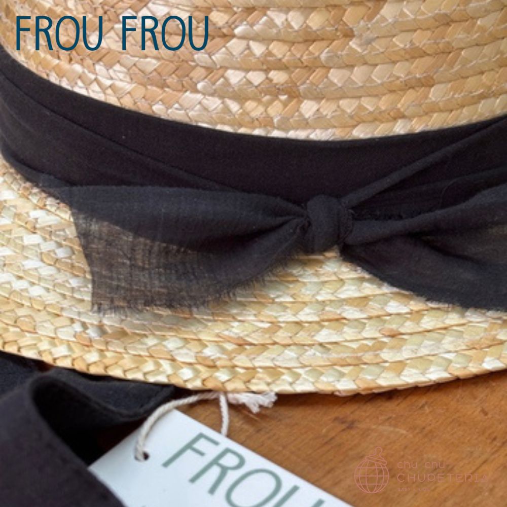 【FROU FROU】THE CLASSIC HAT - plain black _2 _ chu chu CHUPETERIA