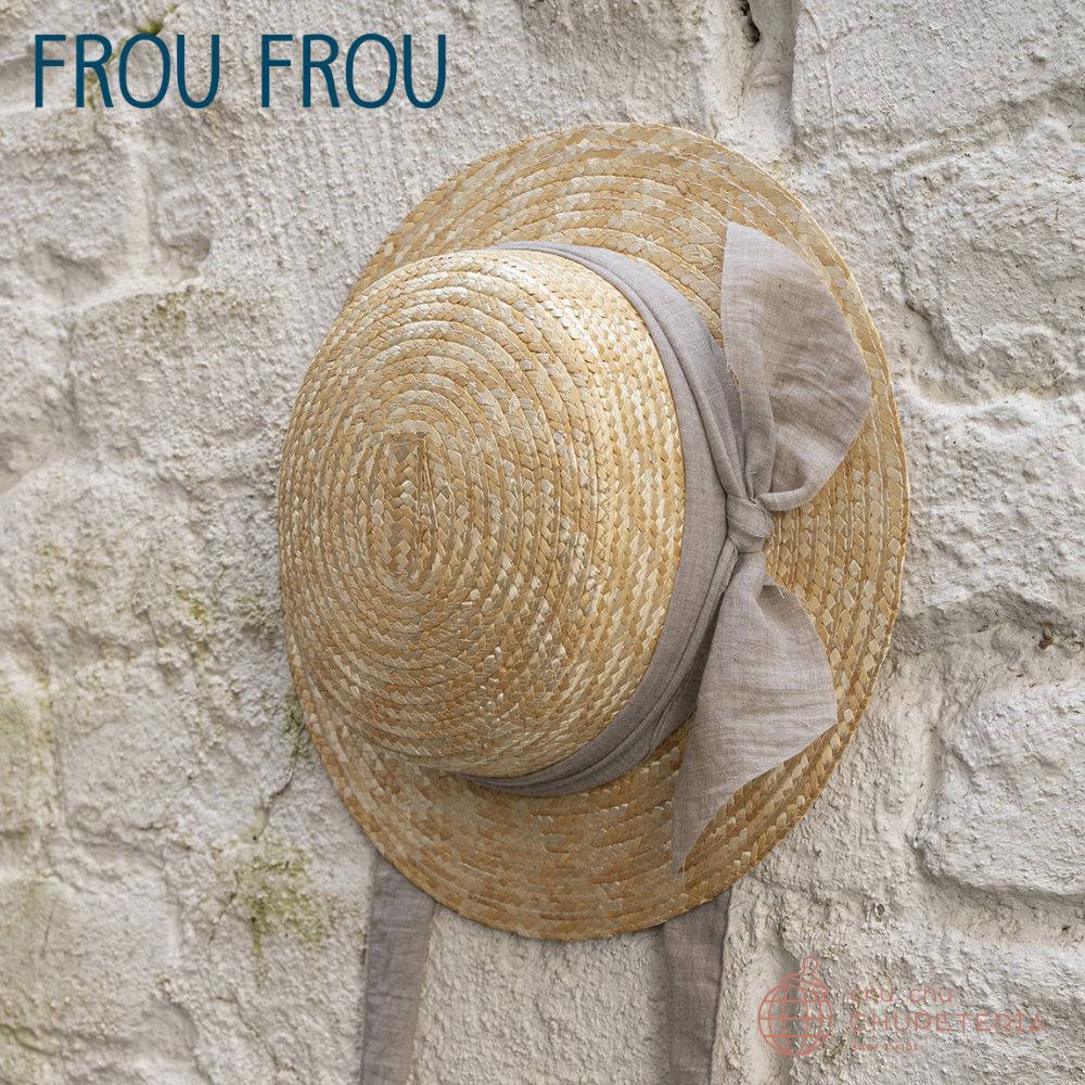 【FROU FROU】THE CLASSIC HAT - plain latte _1 _ chu chu CHUPETERIA
