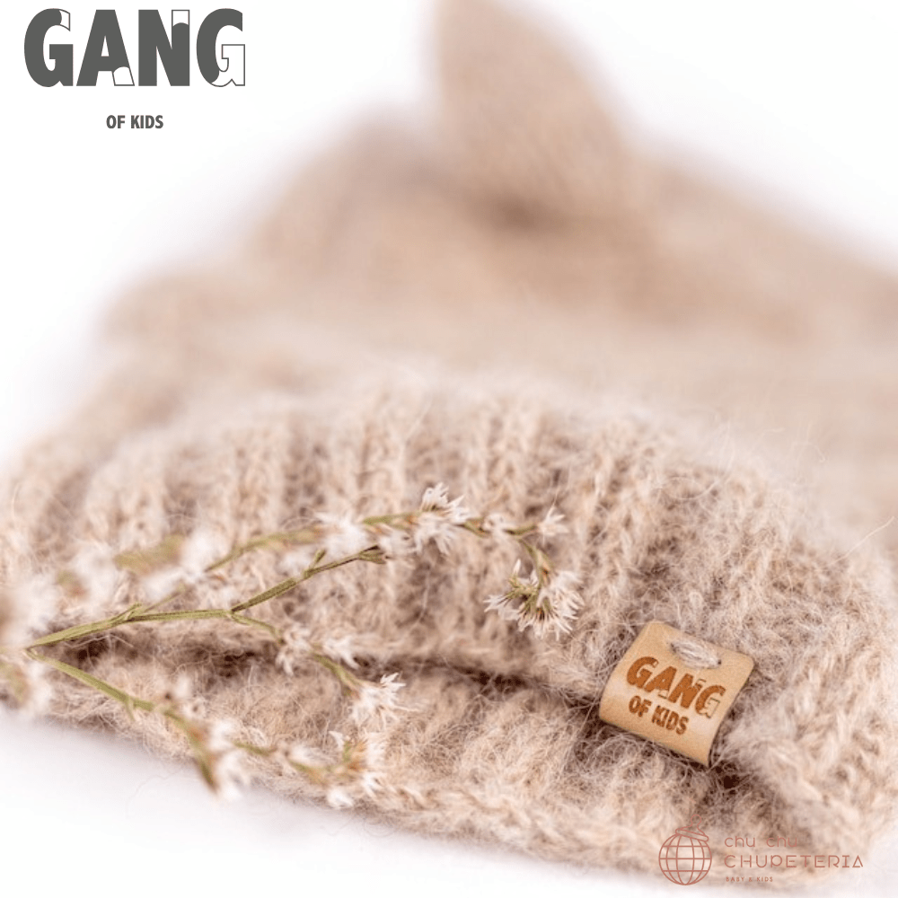 【GANG OF KIDS】Fairy Balaclava Alpaca & Silk - Light Beige _2 _ chu chu CHUPETERIA