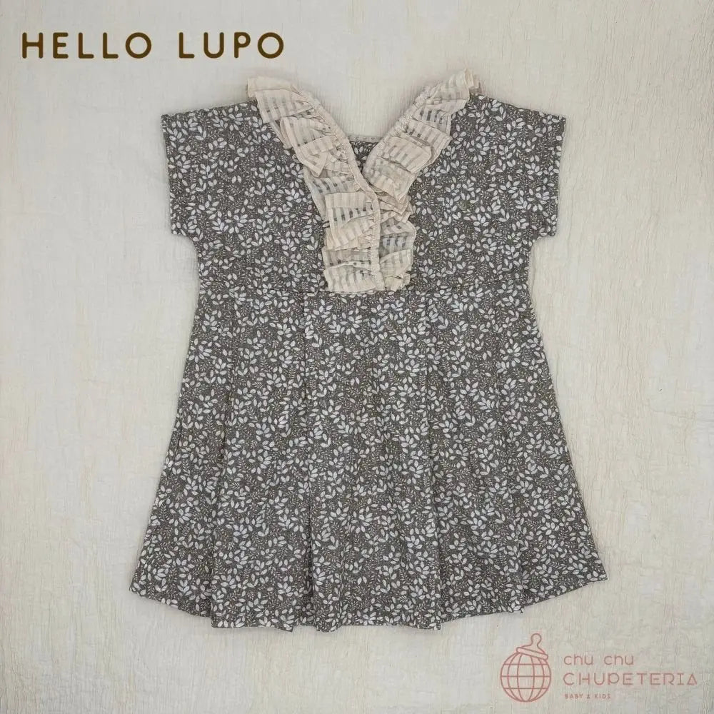 【HELLO LUPO】Fua Dress - Leaves (26SS) _2 _ chu chu CHUPETERIA