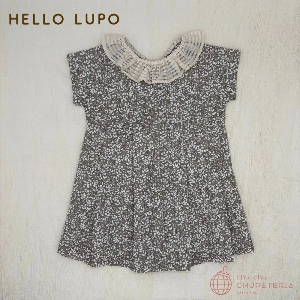 【HELLO LUPO】Fua Dress - Leaves (26SS) _1 _ chu chu CHUPETERIA