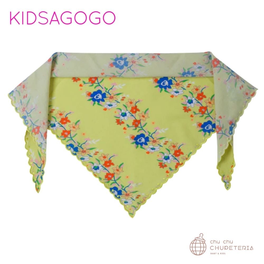 【KIDSAGOGO】Embroidered Trim Scarf _1 _ chu chu CHUPETERIA