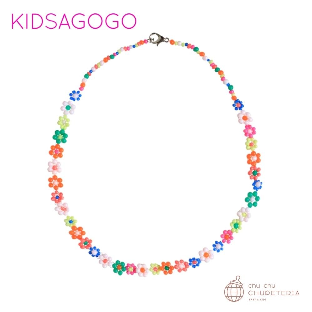 【KIDSAGOGO】Flower Bead Necklace _1 _ chu chu CHUPETERIA