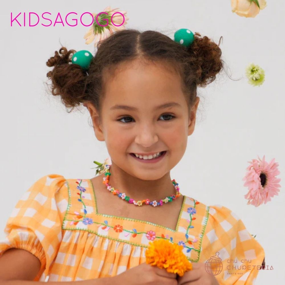 【KIDSAGOGO】Flower Bead Necklace _2 _ chu chu CHUPETERIA