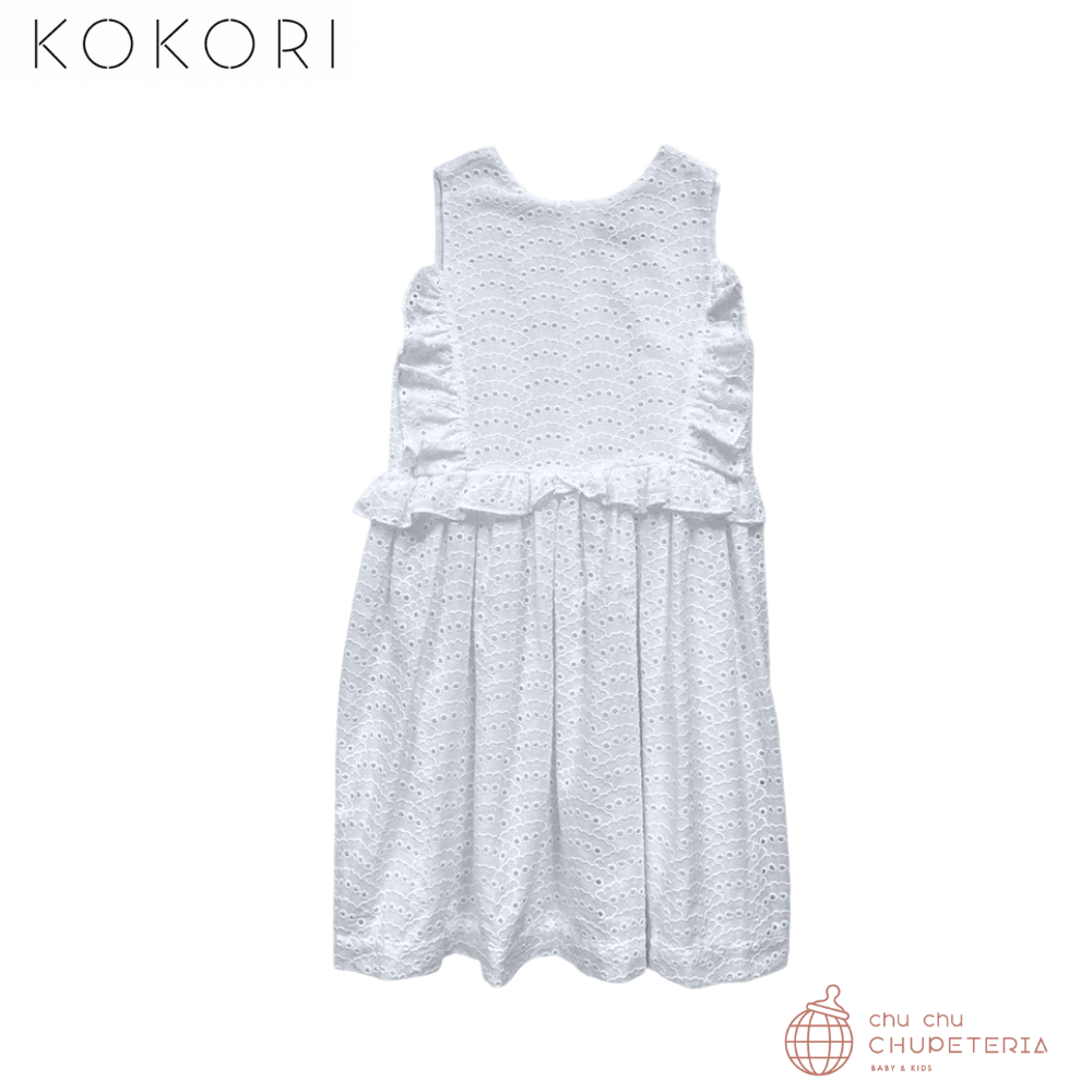 【KOKORI】DERIN DRESS - WHITE _1 _ chu chu CHUPETERIA