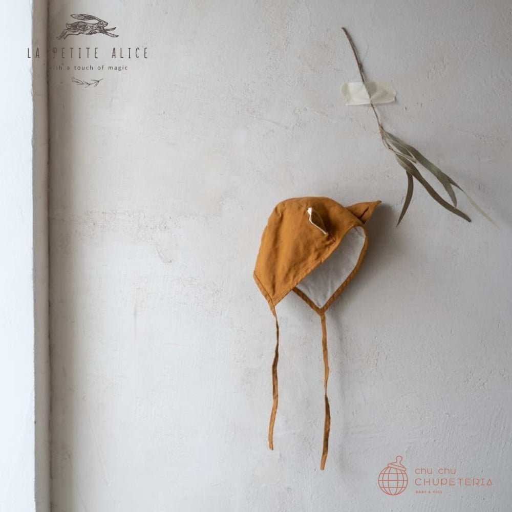 【LA PETITE ALICE】Linen Fox Bonnet _1 _ chu chu CHUPETERIA