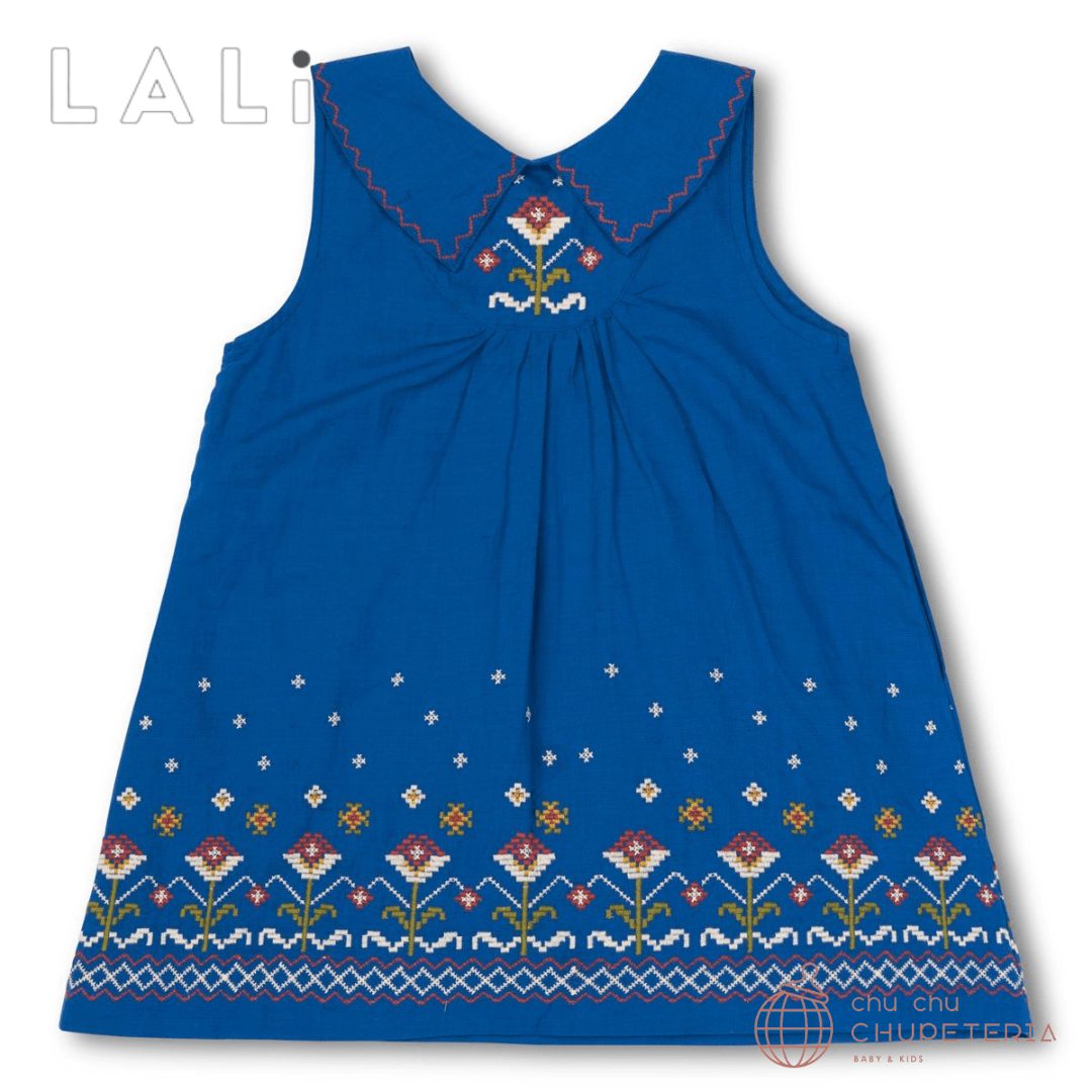 【Lali Kids】Sofia Shift Dress in Agean Blue _1 _ chu chu CHUPETERIA