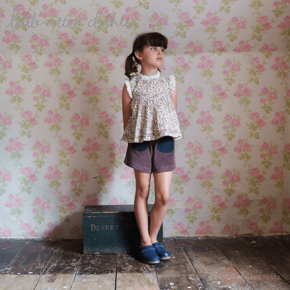 【Little Cotton Clothes】Rosa Blouse Yarrow Floral _2 _ chu chu CHUPETERIA