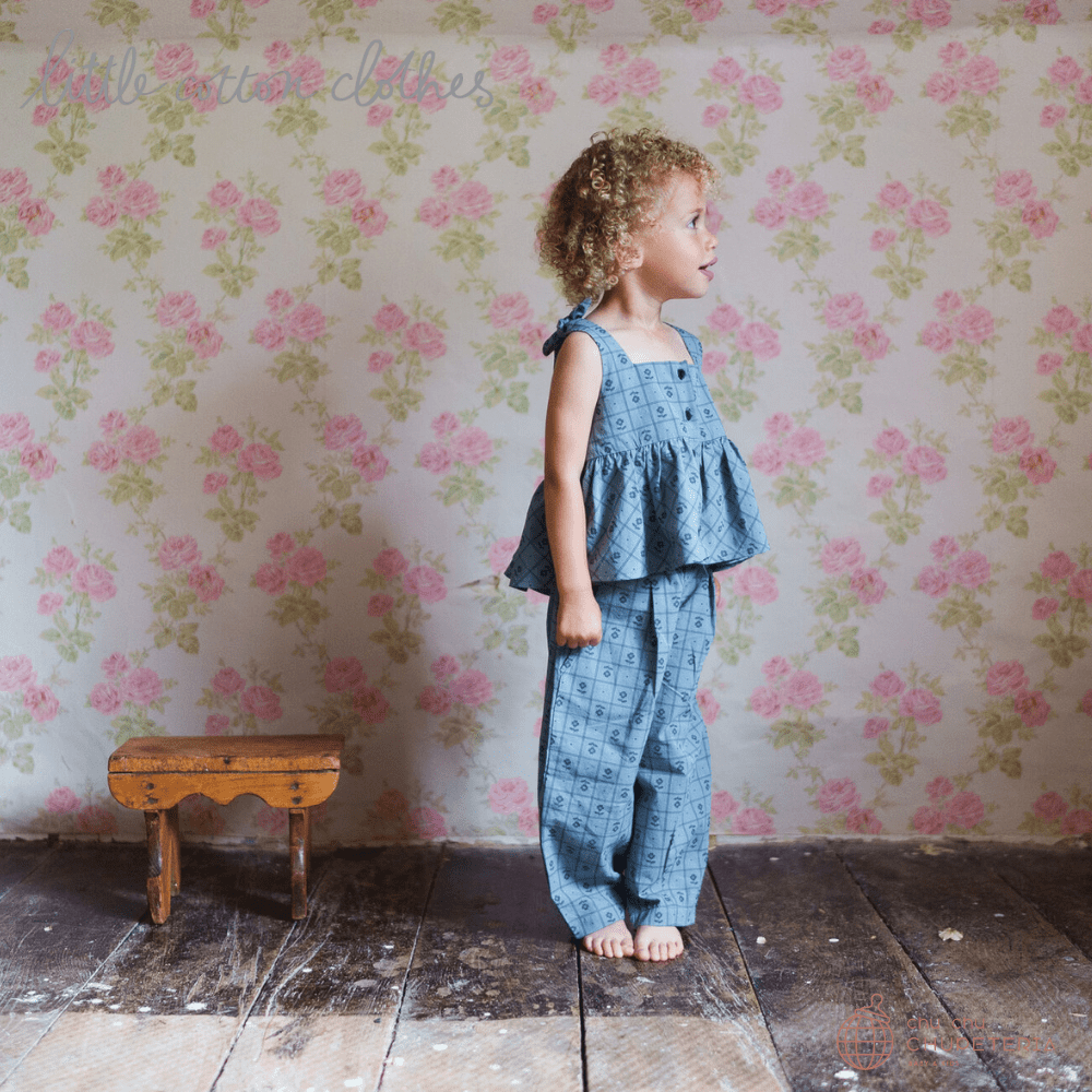 【Little Cotton Clothes】Tilly Trousers Thyme Floral _2 _ chu chu CHUPETERIA