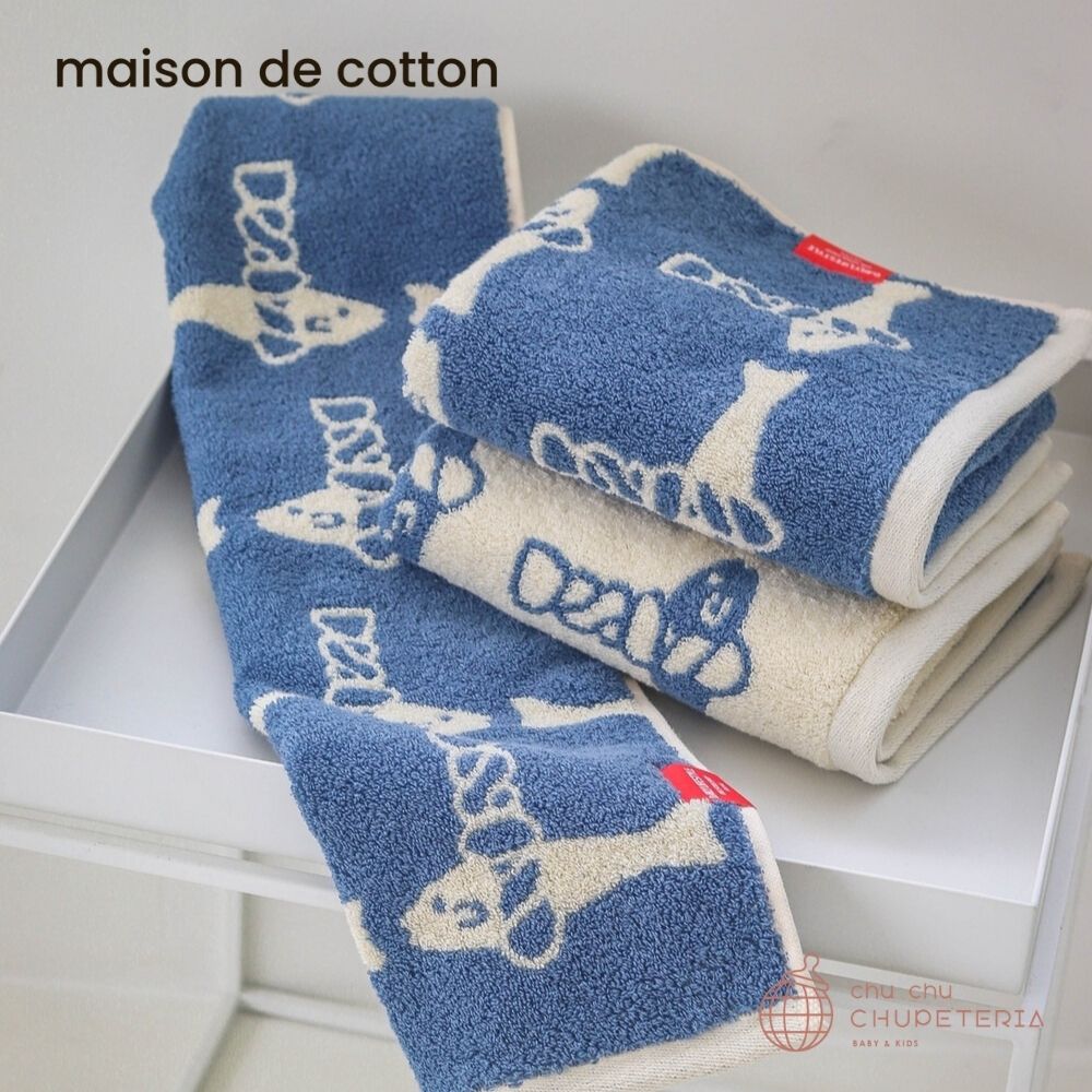 【maison de cotton】[FACE] Bluey lucky fish towel _2 _ chu chu CHUPETERIA
