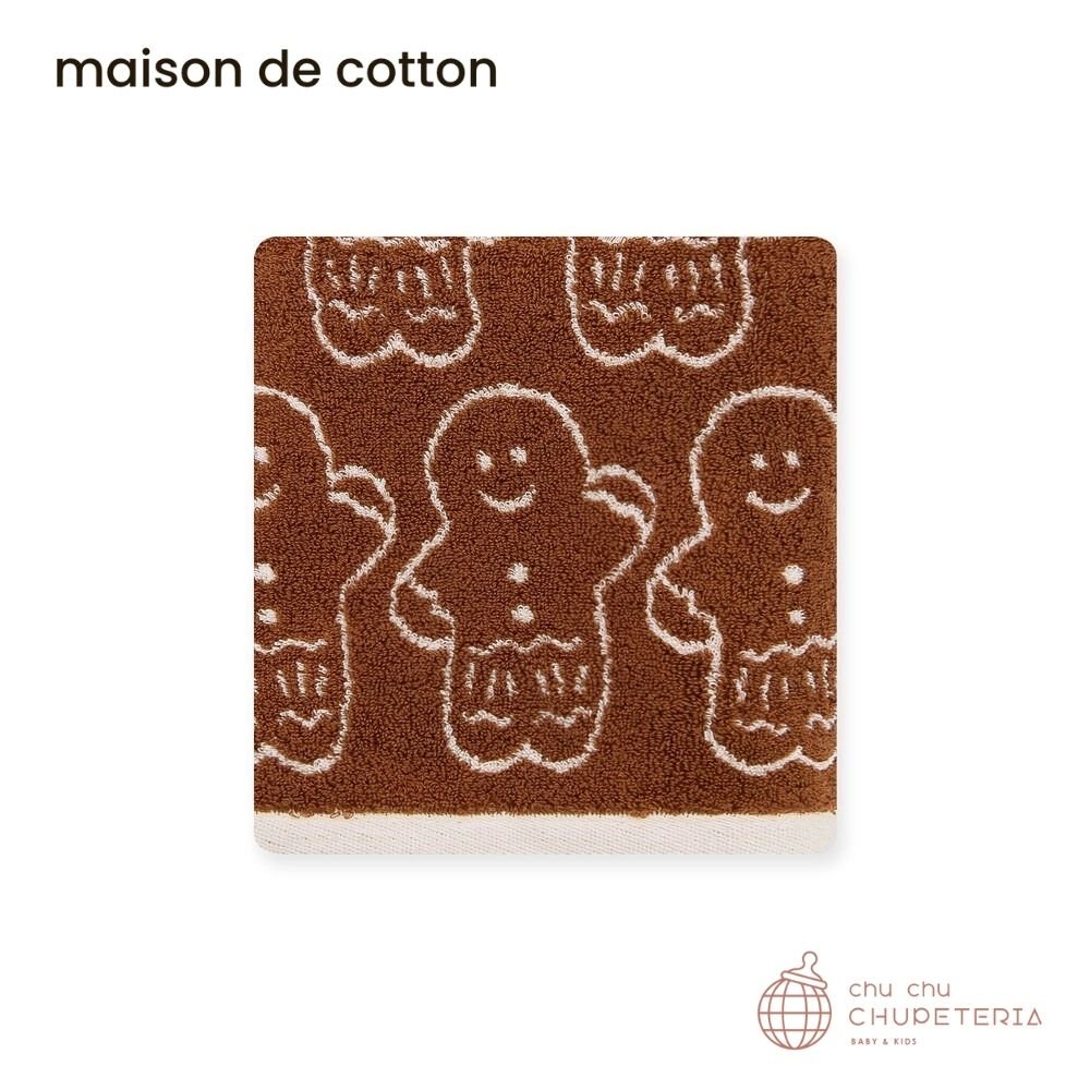 【maison de cotton】[HAND / FACE] Browny gingerman towel _1 _ chu chu CHUPETERIA