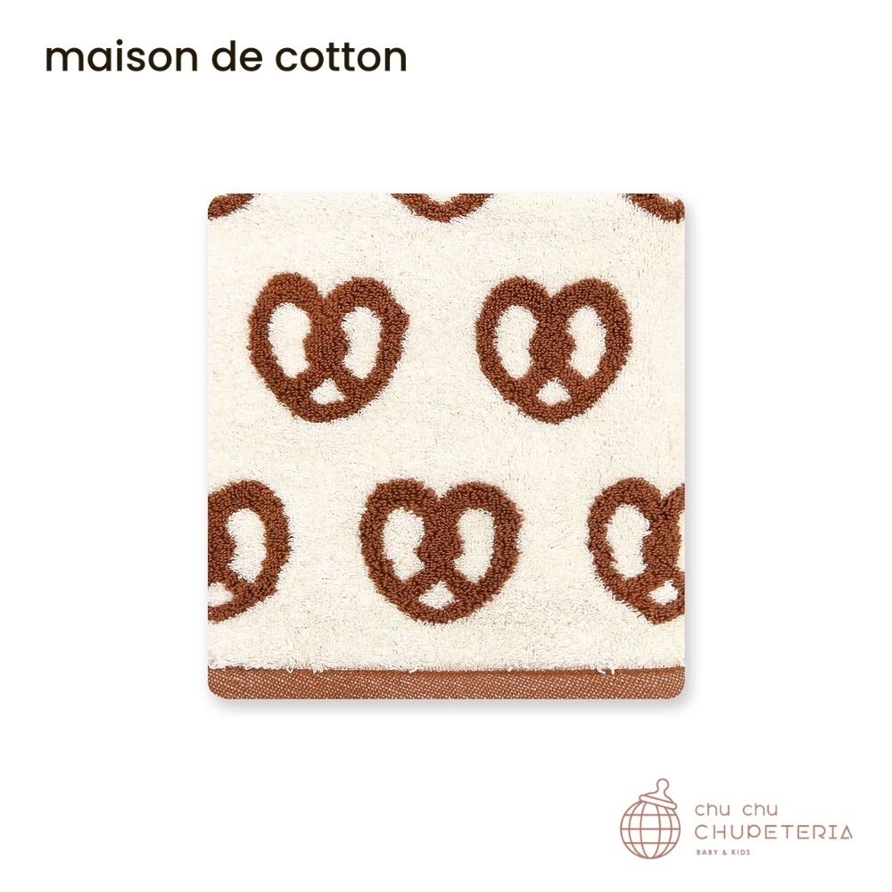 【maison de cotton】[HAND / FACE] Browny pretzel towel _1 _ chu chu CHUPETERIA