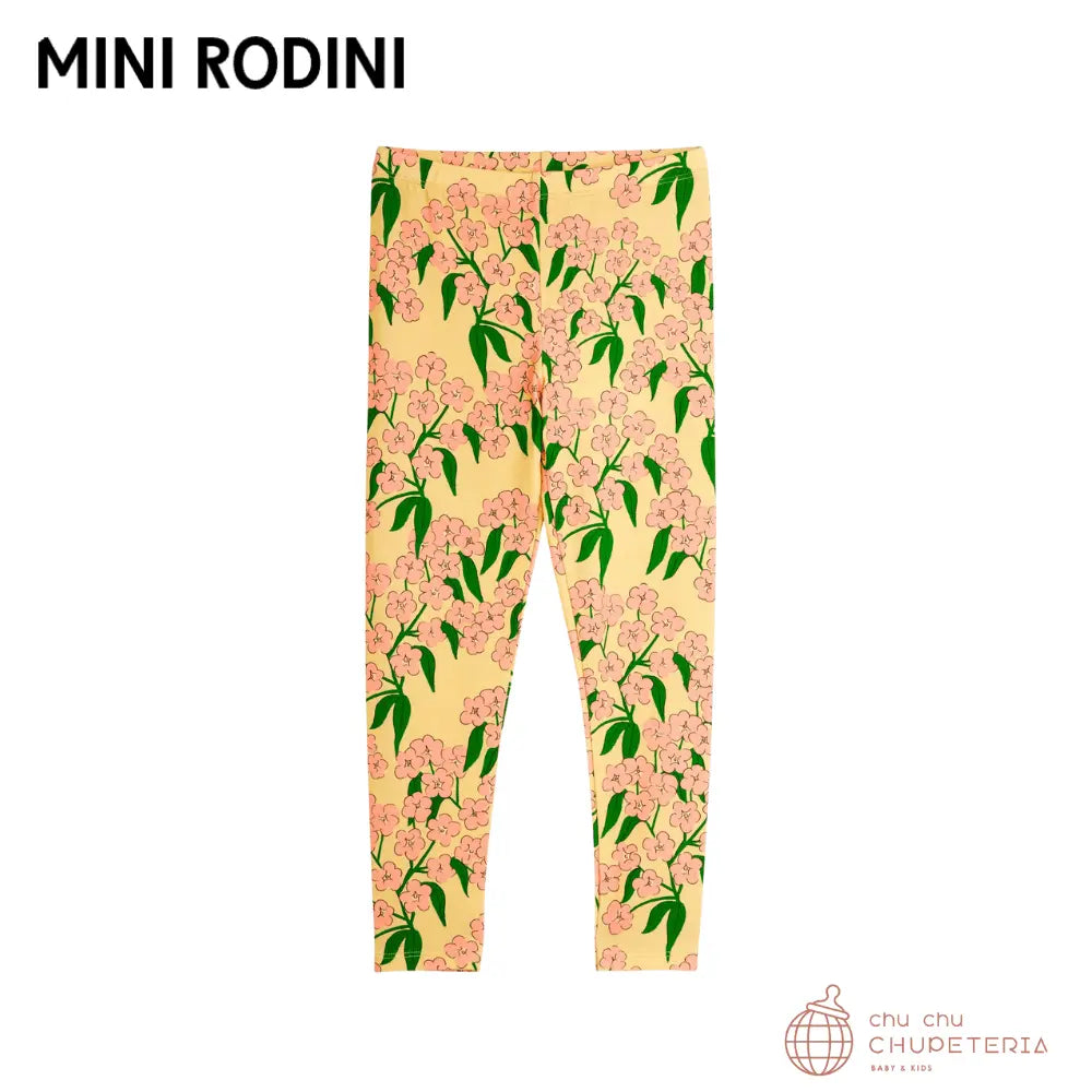 【MINI RODINI 】Alpine flowers aop leggings _1 _ chu chu CHUPETERIA