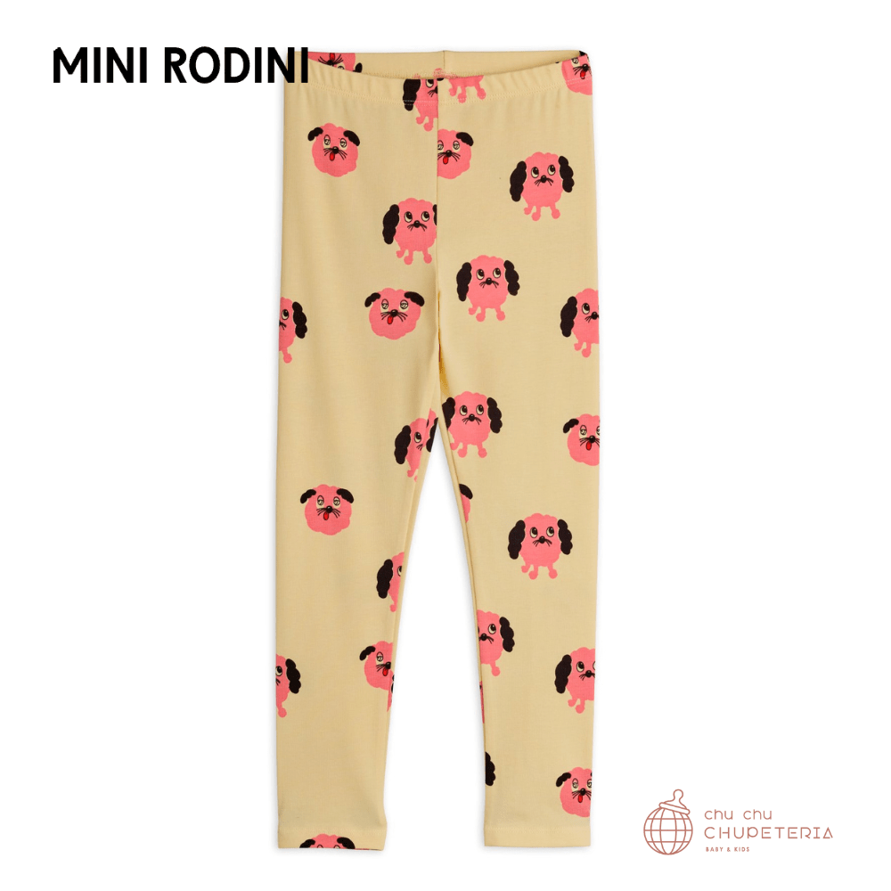 【MINI RODINI 】Doggies aop leggings _1 _ chu chu CHUPETERIA