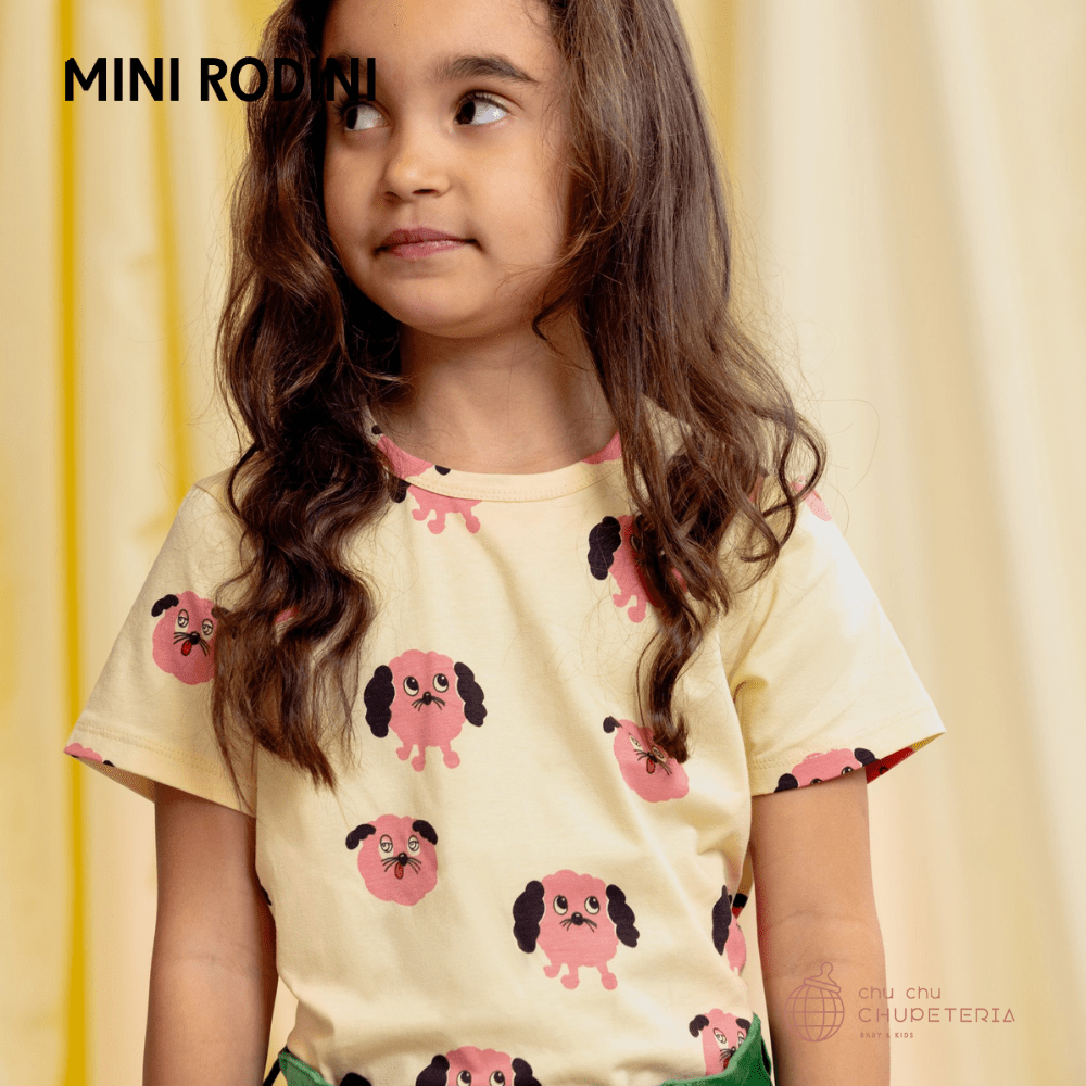 【MINI RODINI 】Doggies aop ss tee _2 _ chu chu CHUPETERIA