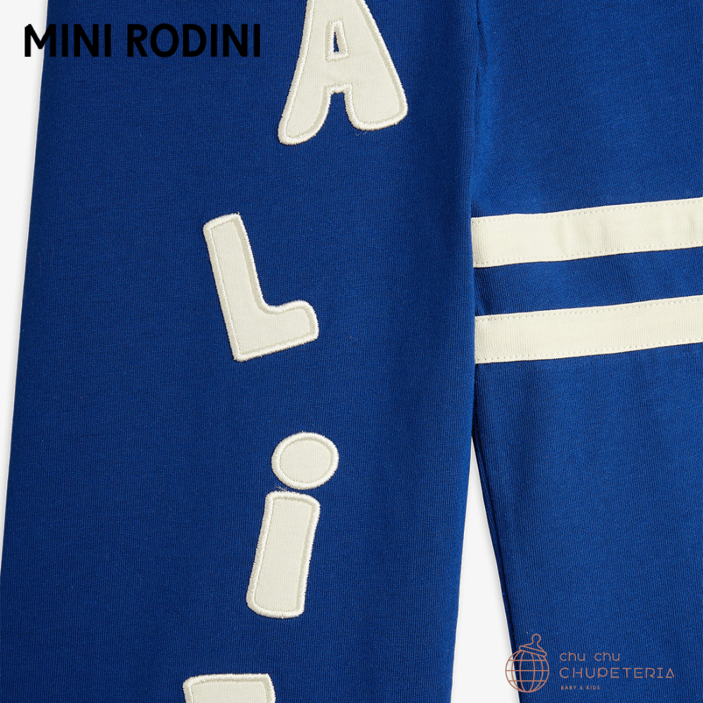 【MINI RODINI 】 [Drop 2] Alien application trousers - Blue (26SS) _2 _ chu chu CHUPETERIA