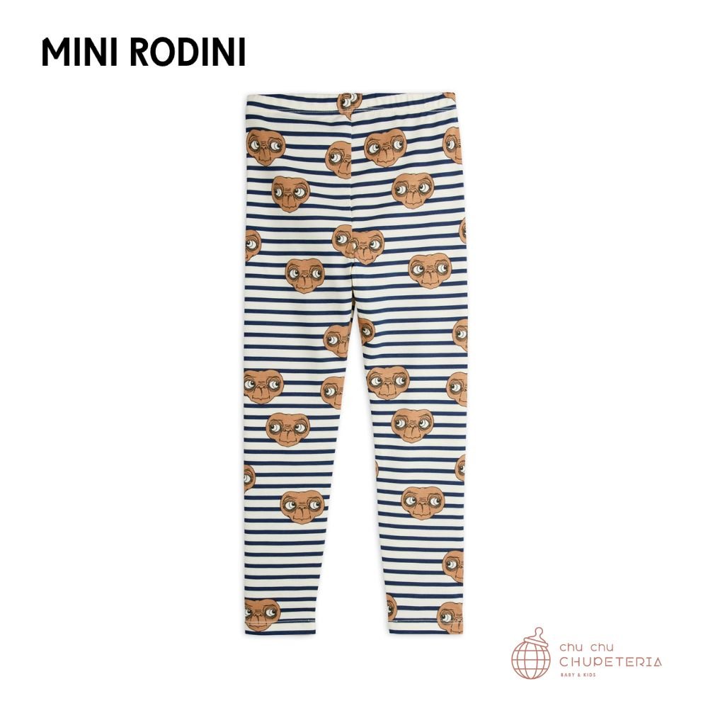 【MINI RODINI 】E.T stripe aop leggings (26SS) _2 _ chu chu CHUPETERIA