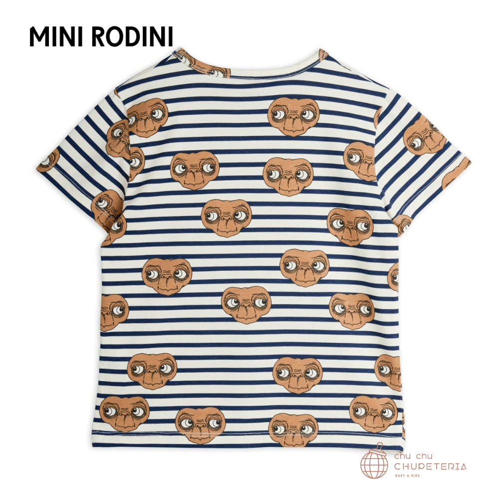 【MINI RODINI 】E.T stripe aop ss tee (26SS) _2 _ chu chu CHUPETERIA