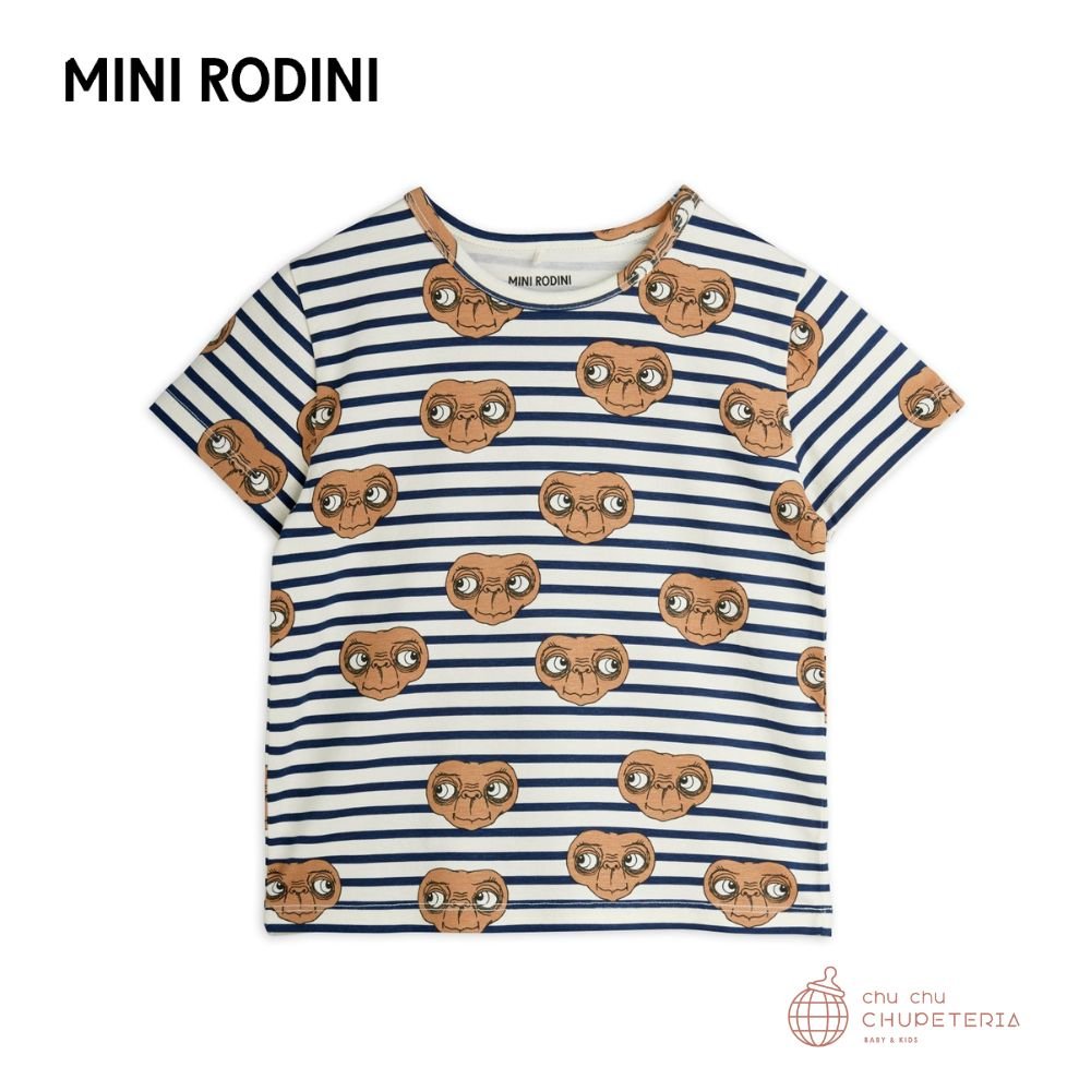 【MINI RODINI 】E.T stripe aop ss tee (26SS) _1 _ chu chu CHUPETERIA