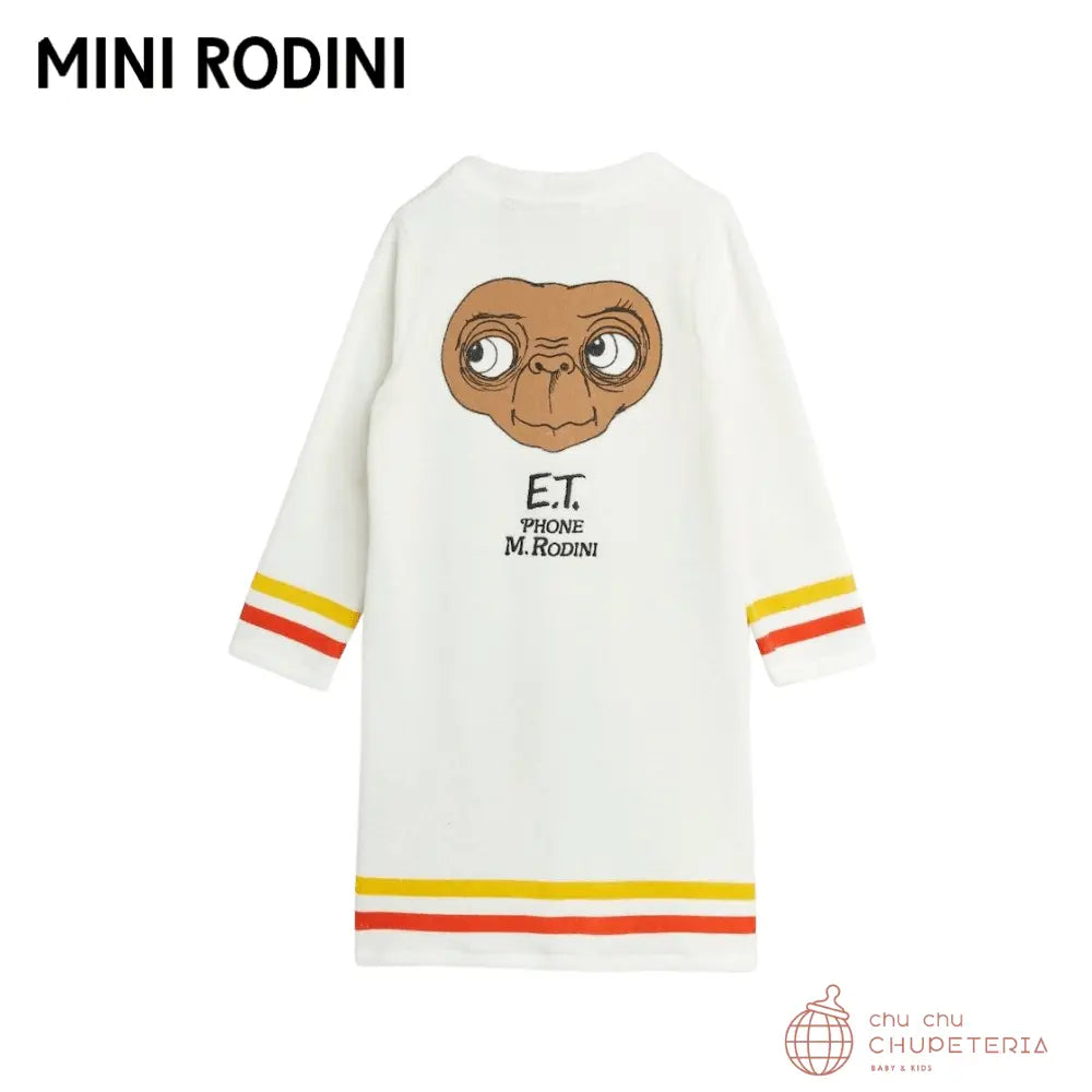 【MINI RODINI 】E.T. terry robe _2 _ chu chu CHUPETERIA