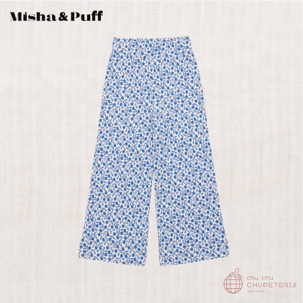 【Misha & Puff】A - PANT - BLUE RIBBON LISSE FIELDS (26SS) _1 _ chu chu CHUPETERIA