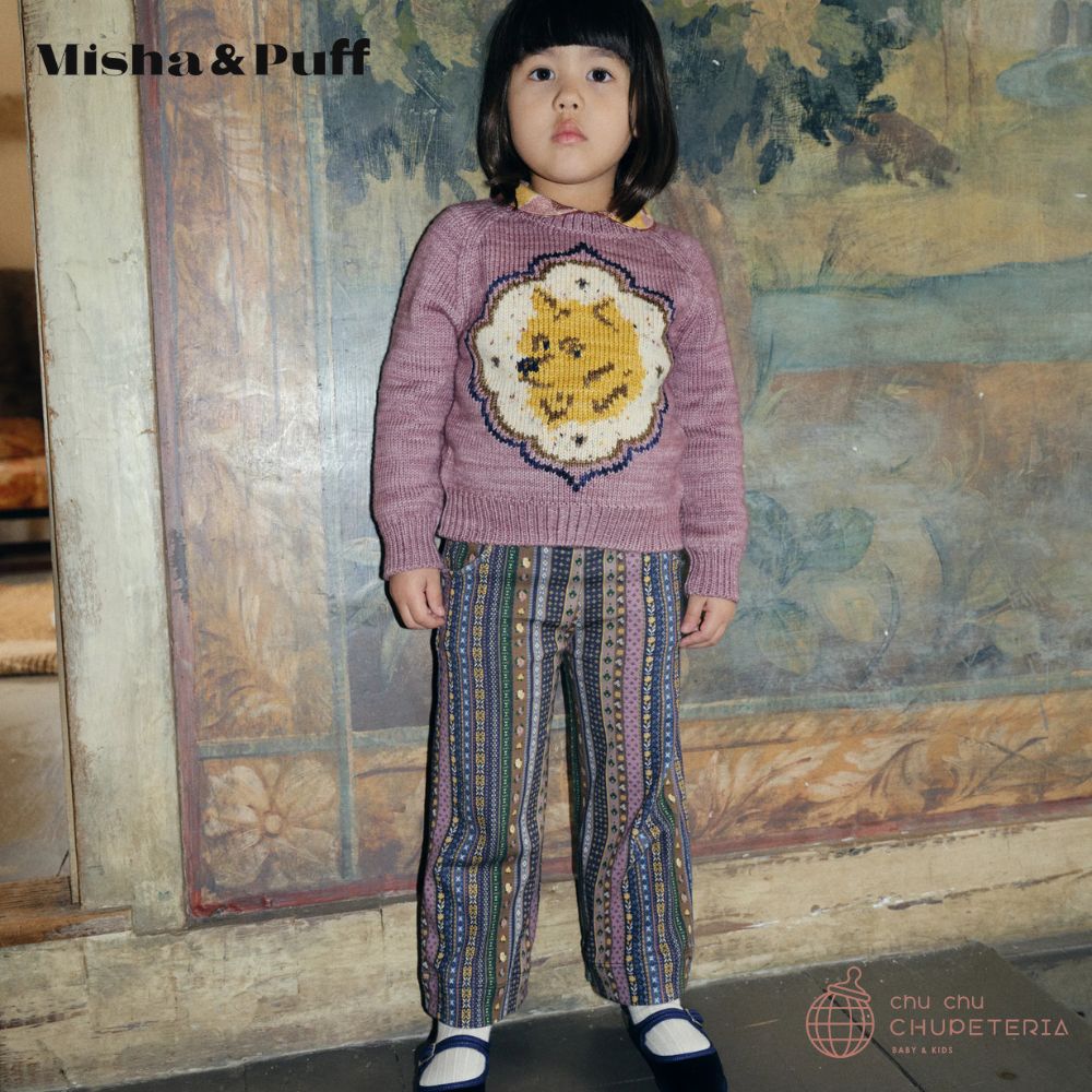 ボトムス・スパッツ misha and puff A pants ink ribbons Misha & Puff】A-Pant - Ink Ribbons (25WI Drop1) - chu chu