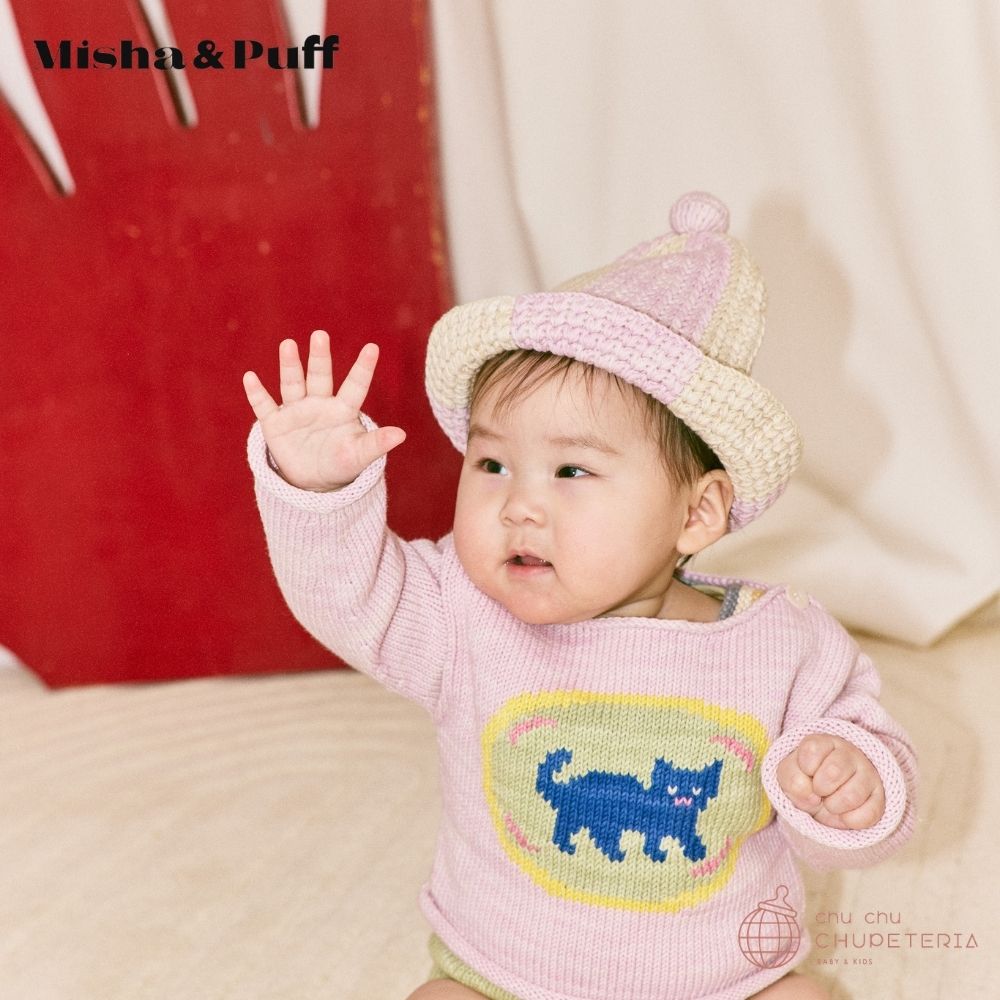 【Misha & Puff】BABY CROCHET TULIP HAT - AURA (26SS) _2 _ chu chu CHUPETERIA
