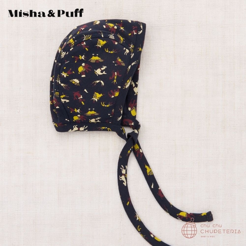 【Misha & Puff】Baby Pima Bonnet - Ink Circus (25WI Drop2) _2 _ chu chu CHUPETERIA