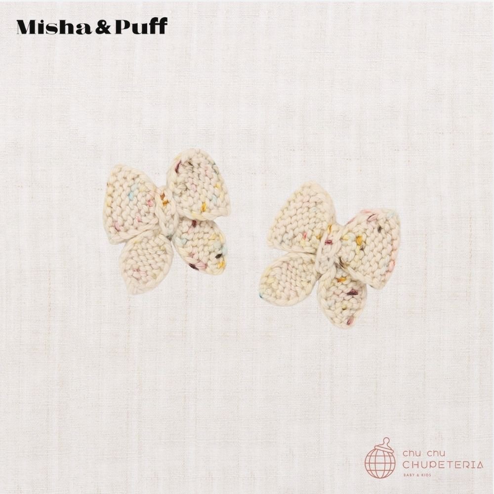 【Misha & Puff】Baby Puff Bow set - Snowglobe Confetti (25WI Drop1) _1 _ chu chu CHUPETERIA