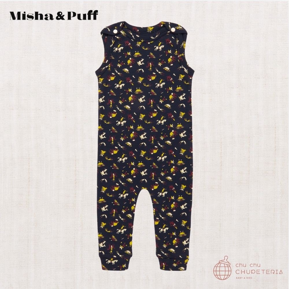 【Misha & Puff】Baby Snap Overall - Ink Circus (25WI Drop2) _1 _ chu chu CHUPETERIA